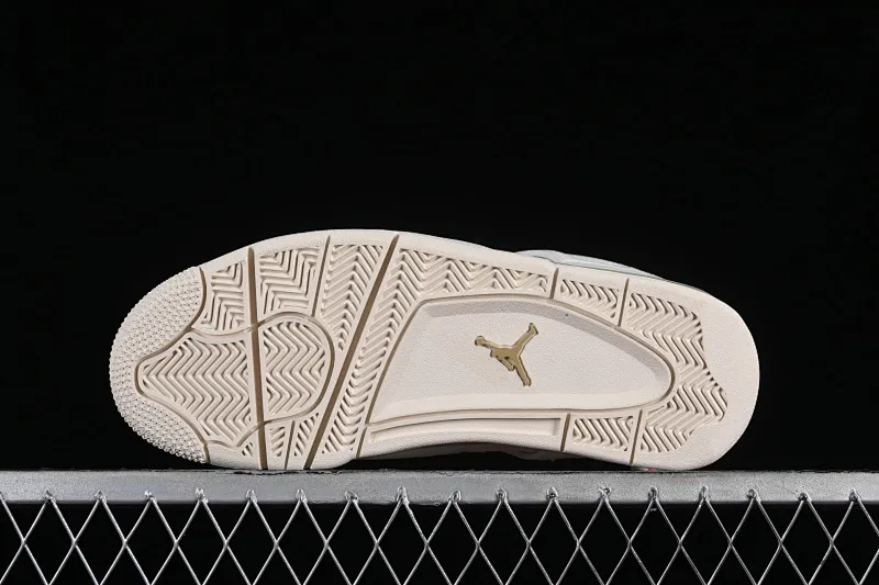 All categories Air Jordan Jordan series basketball shoes Air Jordan 4 C version Air Jordan 4 Retro "Metallic Gold" AJ4 Joe 4 meters white gold AQ9129-170